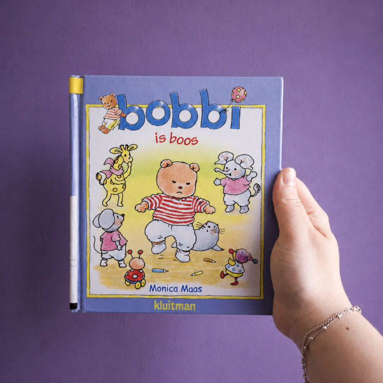 Bobby is boos kinderboek cover met illustratie