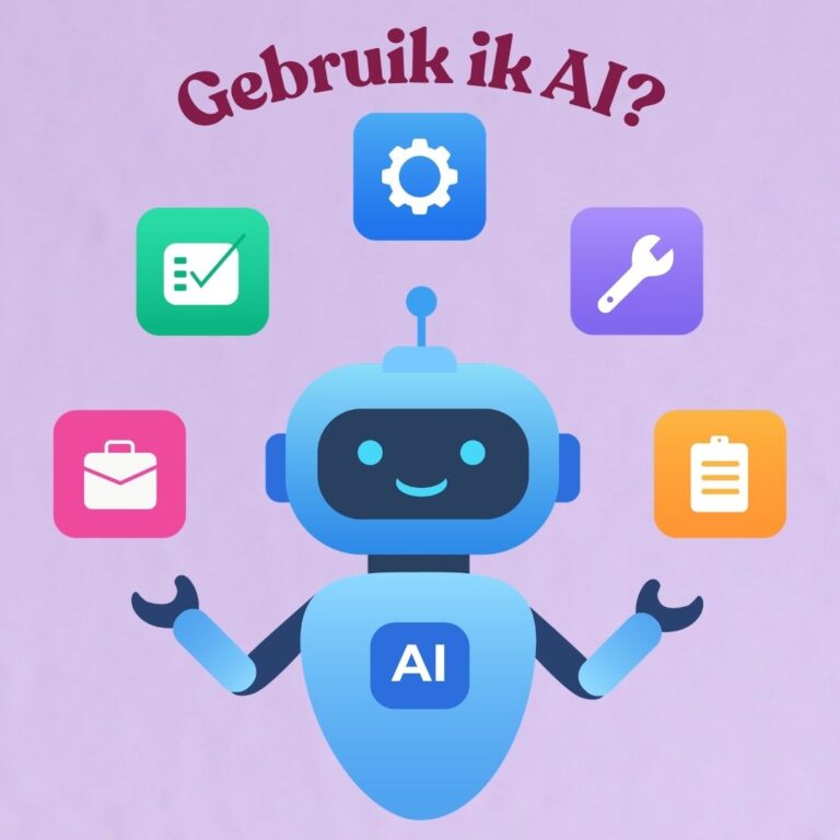Gebruik ik AI voor deze website of Instagram?