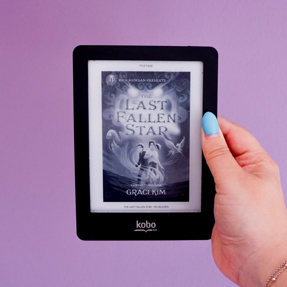 Originele foto van The Last Fallen Star van Graci Kim op mijn e-reader